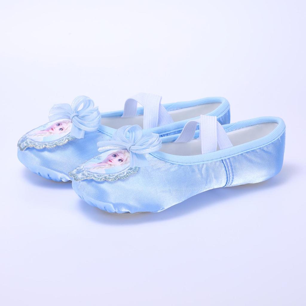 Blaue Katzenpfote Ballett-Tanzschuhe für kleine Mädchen - Stil 8119