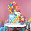 48 PCS Ball Cake Picks Colorful Ball Cupcake Topper for Birthday Party Wedding Decoration Supplies Color Series Six Colors 5