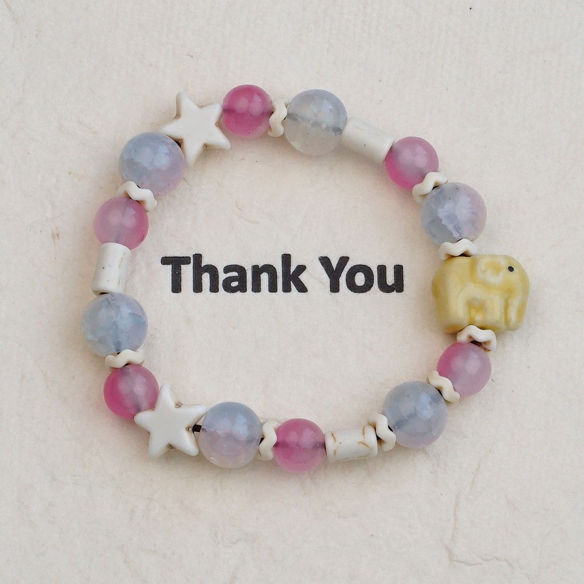 

Japan and Korea original ceramic bracelet jewelry sweet elephant series literary and versatile bracelet women s gift