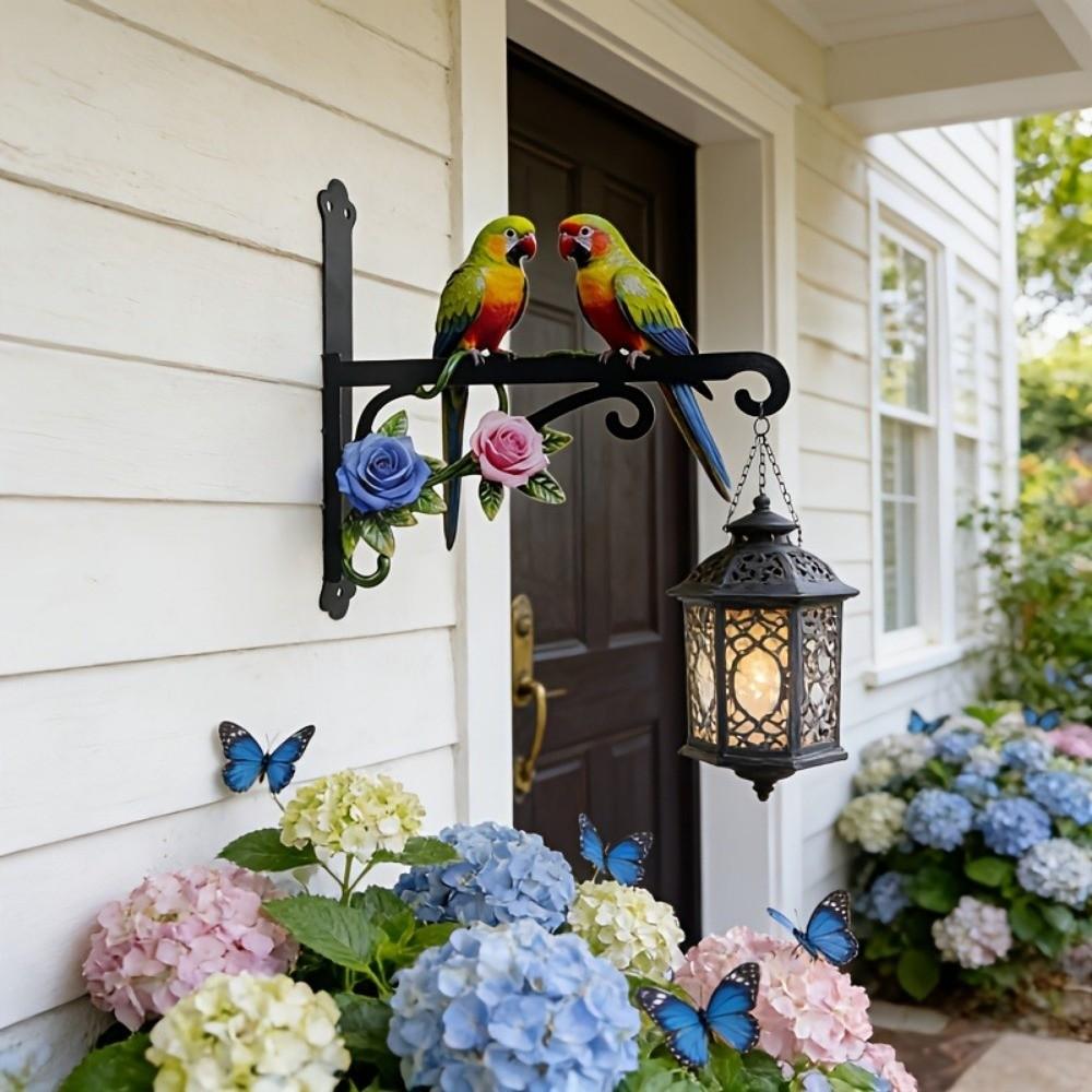 Rust-Proof Hanging Bracket Colorful Metal Decorative Rack Beautiful Wall Hook Corridor