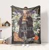 Custom Name Hogwarts Crest Flannel Blanket Throw Blanket Soft Warm Sofa Bed home Decor Unique Gift