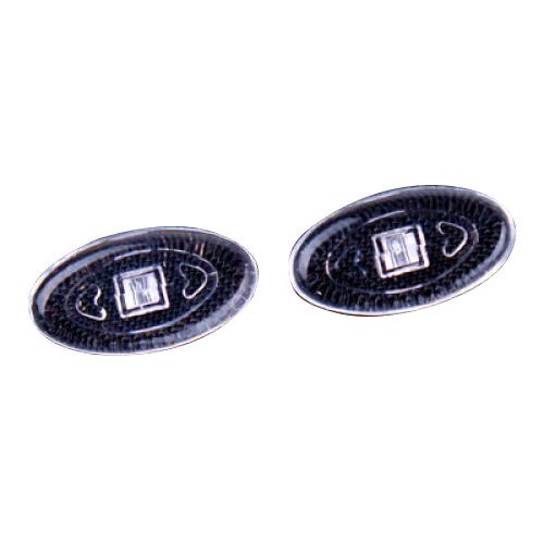 25 Pairs Silicone Eyeglass Nose Pads Oval Screw in
