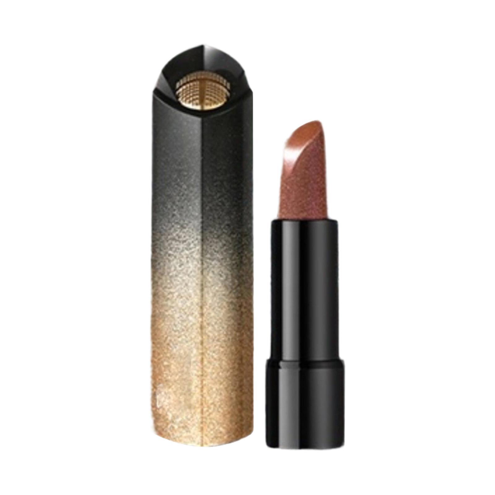 

Glitter Lip Balm Long-lasting, Shiny Golden Lip Balm High Color Perfection, Non-staining Lip Gloss Glittery, Enlarged Lips Lip Balm One Size