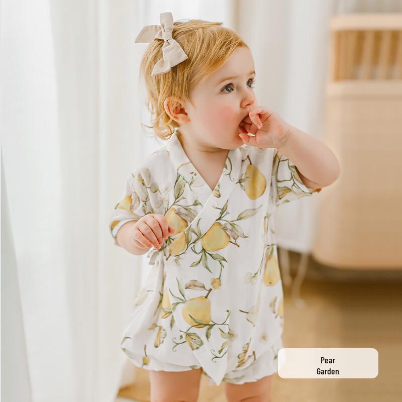 EMXEE Baby Summer Gauze Romper