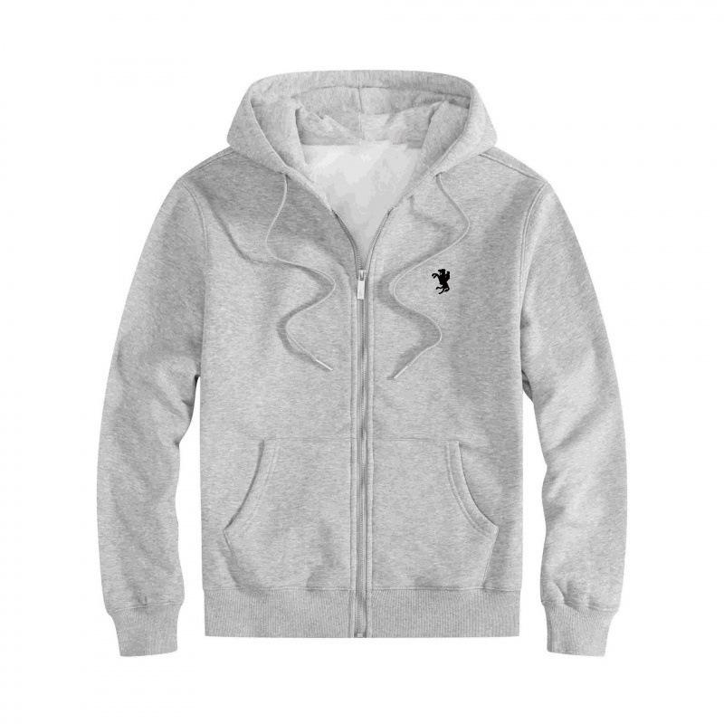 2025 Men s Cross-Border Hooded Zipper Cardigan: Fashionable Autumn/Winter Casual Sweatshirt for Europeans and Americans S