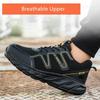 Ultra Light Safety Shoes Steel Toe Safety Sneaker Men Anti-puncture Iron Work Shoes with Protection Black Breathable Work Boots