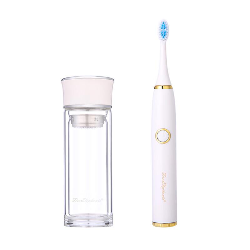 High Borosilicate Glass Cup & Electric Toothbrush Set
