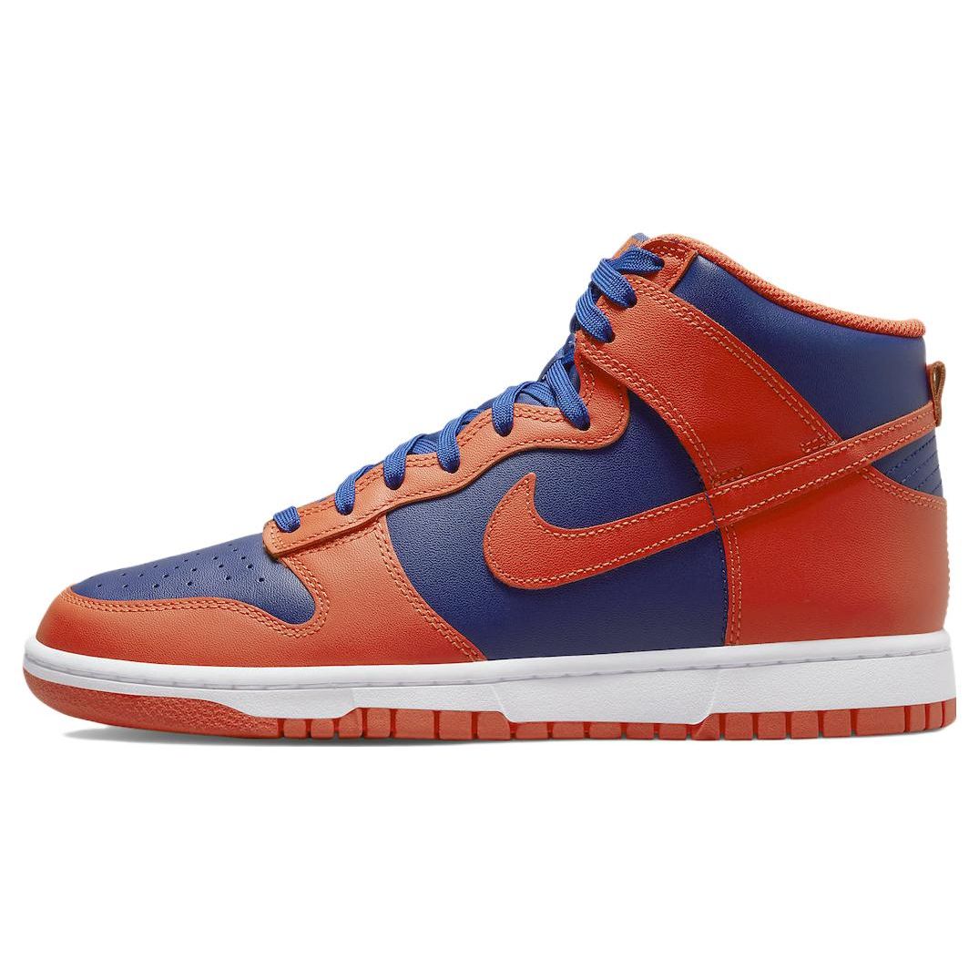 Nike Dunk High Retro New York Knicks Orange Royal Blue Men s Shoes DD1399-800 EU 40.5