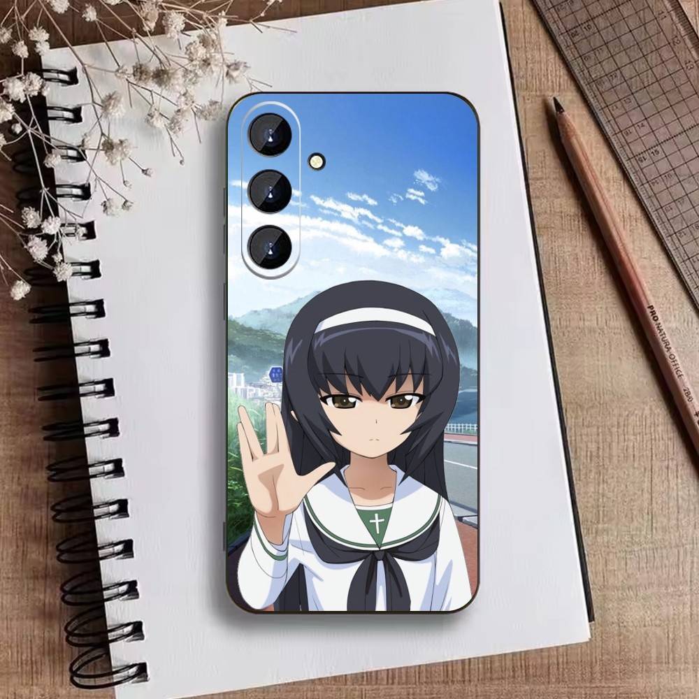 G-GIRLS U-Und P-PANZER Phone Case For Samsung Galaxy A73,21,22,32,71,53,52,51,80,5G Soft Black Cover