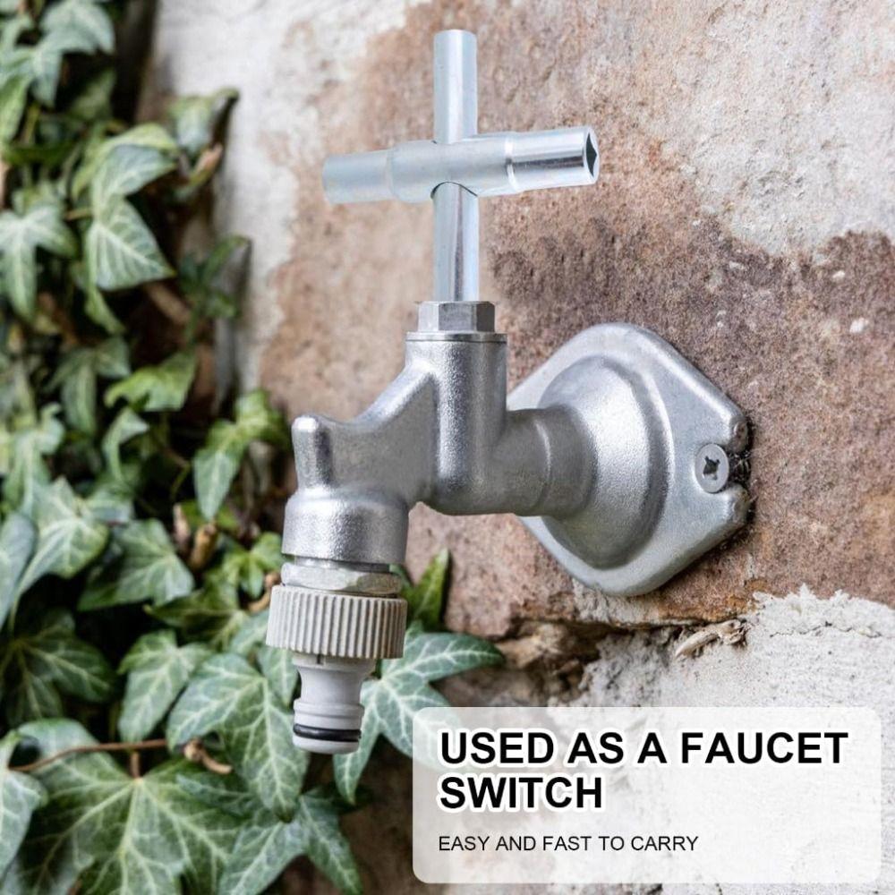 Multifunctional Design Faucet Wrench Wrench 4 Way Key Wrench Square Key Wrench  Plumber Tools