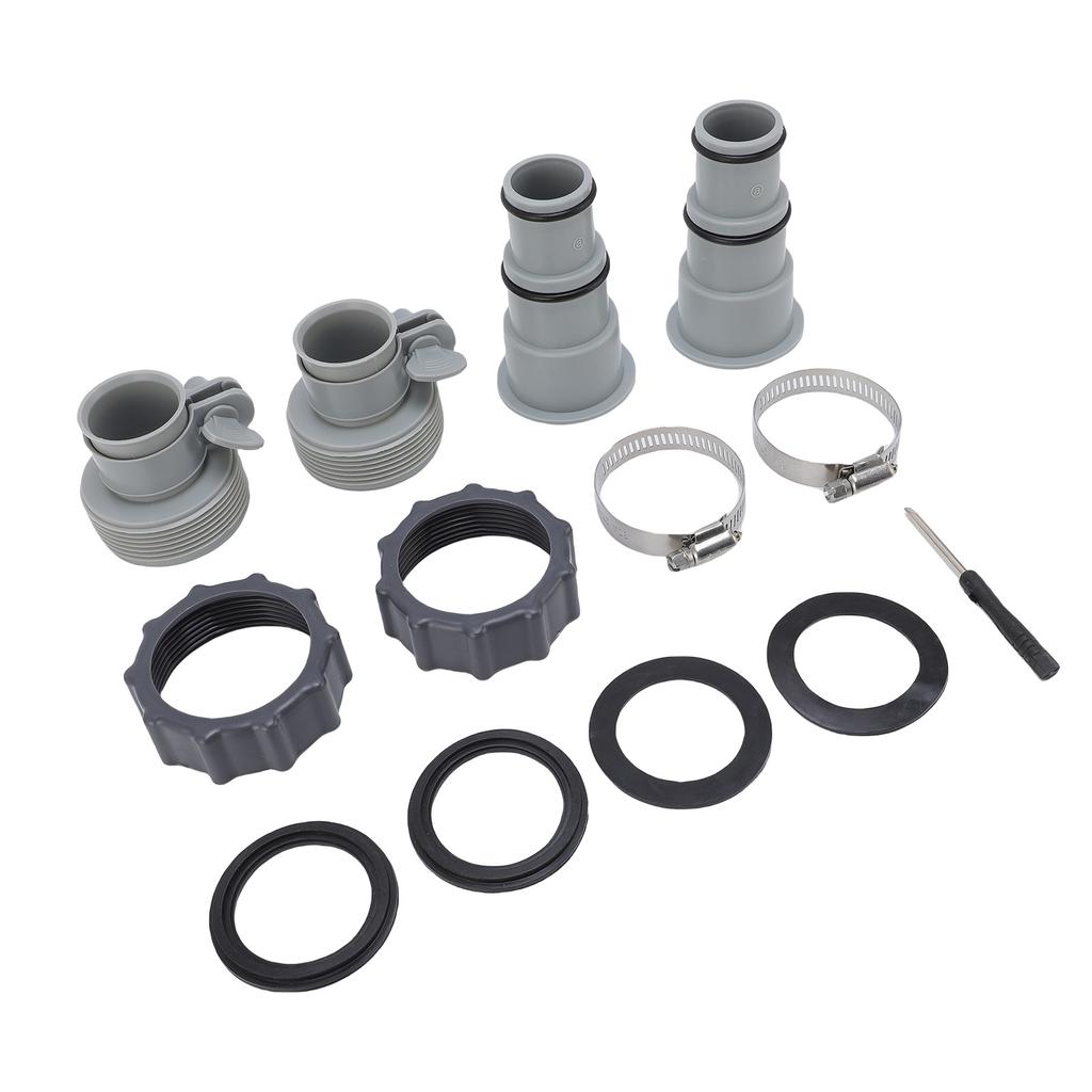 Filter Pump Hose Adapter ABS High Temperature Proof 1.251.5in Pool Filter Pump Hose Connector