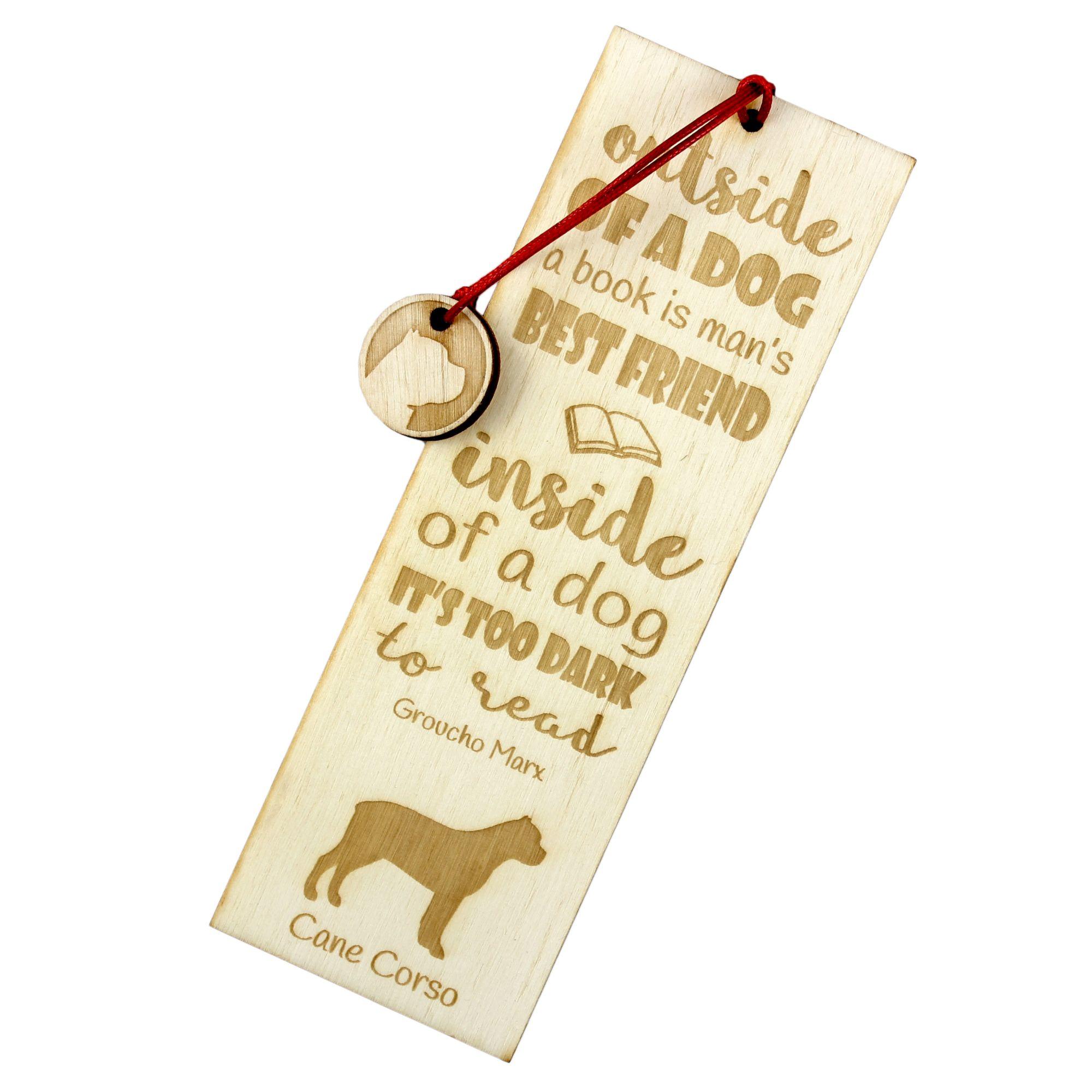 

Cane Corso, Italian Cane Corso - dog bookmark, personalized bookmark, gift for bookworm from Art-Dog brand