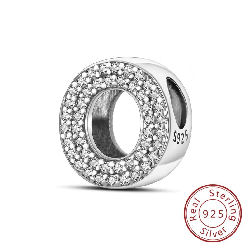 Charms Passen Auf Original Armband A-Z Alphabet Charms Perlen Kupfer 26 Buchstaben Charm Für Frauen Mädchen Diy Feiner Schmuck Geschenk