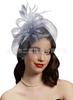 New popular mesh top hat European and American bride feather head flower mesh hair accessories horse racing festival top hat headdress