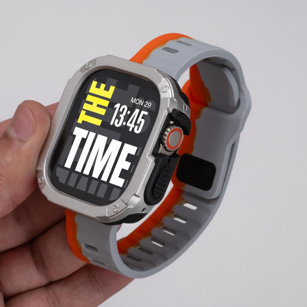 Case+Strap For Apple Watch Ultra 3/2 49mm 40/41 44/45 46mm Protective Cover Silicone Band For Iwatch Series 11 10 9 8 7 6 5 SE3