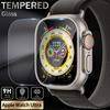 1/5 Stück Displayschutz für Apple Watch Ultra 49mm Gehärtetes Glas Klar HD Kratzfest Vollschutzfolie für iWatch Ultra 49