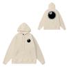 Mens Oversized Hooded Sweatshirt With Letter Print Heavyweight Cotton Winter Streetwear Style
