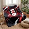 Coperta in Flanella con Stampa Calcio Fulham, Coperta Morbida Calda Leggera per Divano Letto Campeggio