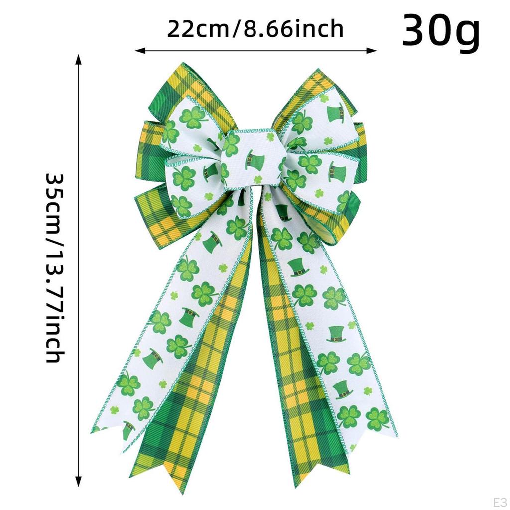 Crown From Saint-with Irish St. 'S Decor Polyester Outdoor Bowknot Tree Facing for Wall