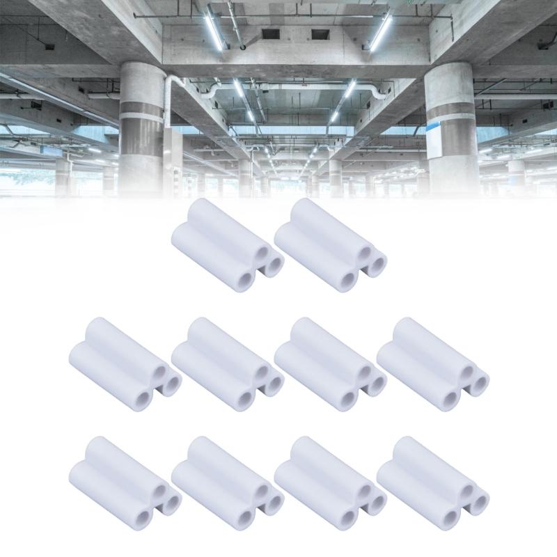 10 Stück T8 5 LED Lampe 3-Pin Stecker LED Licht und Leuchtstoffröhren Stecker T8 5 Röhren Lampe 3-Pin Stecker Verbindungsstücke