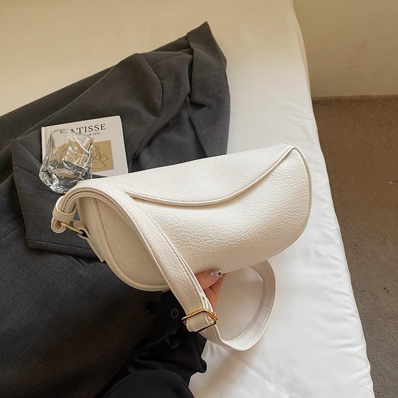 2025 summer new women's bags large-capacity casual tote bags messenger casual fashion solid color dumpling bags