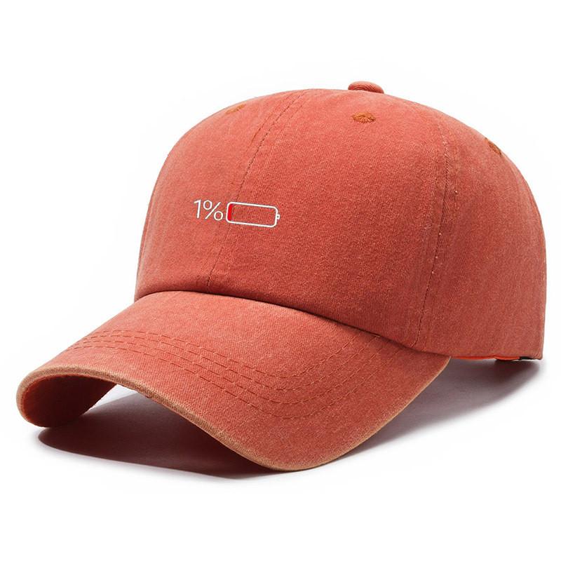 Vintage Wash Cotton Baseball Cap With Curved Brim For Casual Style And Sun Protection