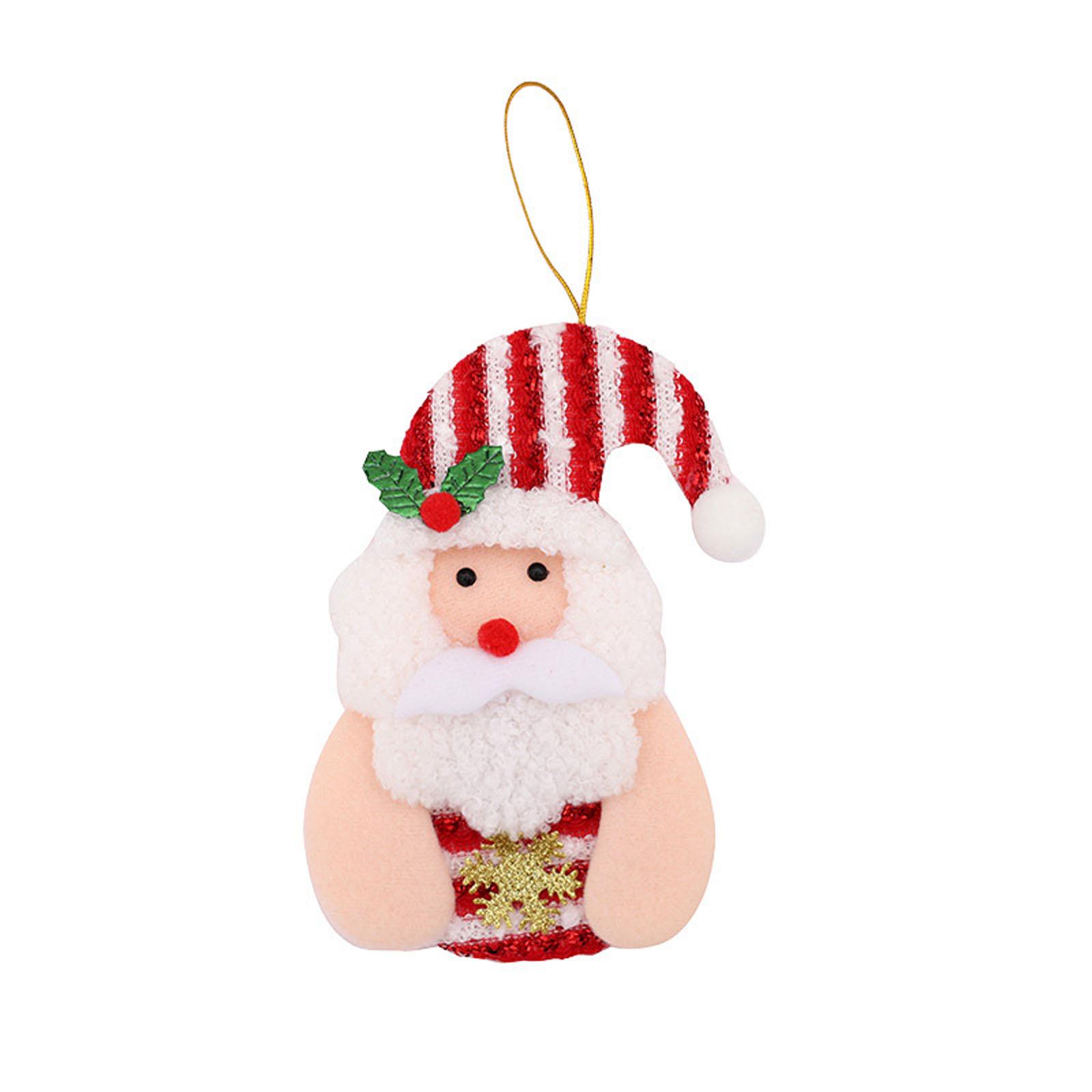 Christmas Decoration Pendant Striped Pendant Christmas Tree Holiday Scene Decoration One Size
