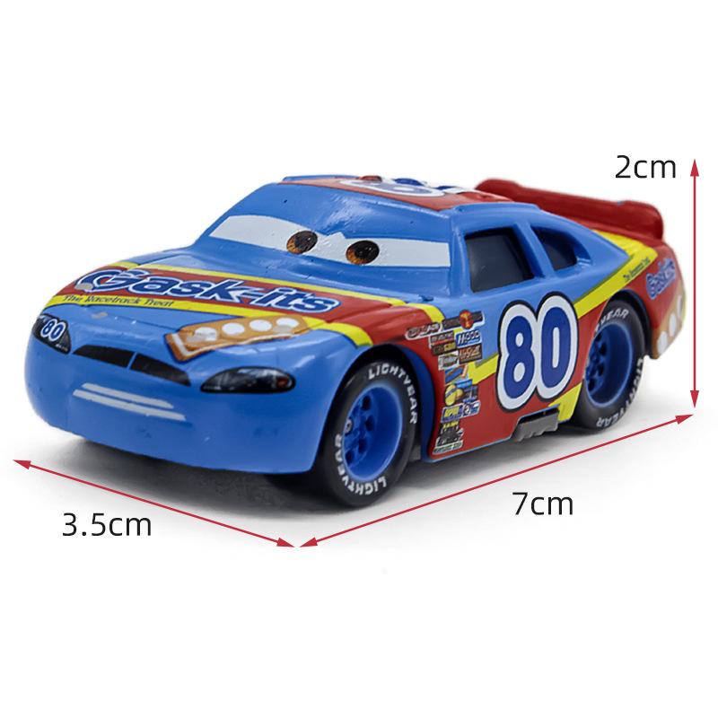 Mixed Batch Alloy Racing Car Models: White Apple 51, 4, 8, 28, 36