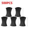 100-500PCS Black/Colorful Drink Straws Beverage Plastic Straw Wedding Party Cocktail Straw for Bar Home Kitchen Wholesale Straws