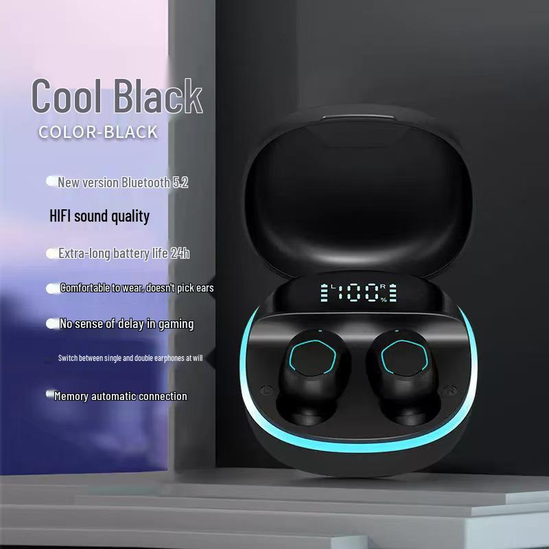M13 Wireless Bluetooth Earphones: Mini TWS In-Ear, Smart Display, Long Battery Life (Bluetooth 5.2)