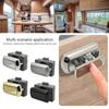 Push Lock Easy Install Keyless Drawer Lock Plastic & Metal Push Button Latches Simple Installation for Home Drawers