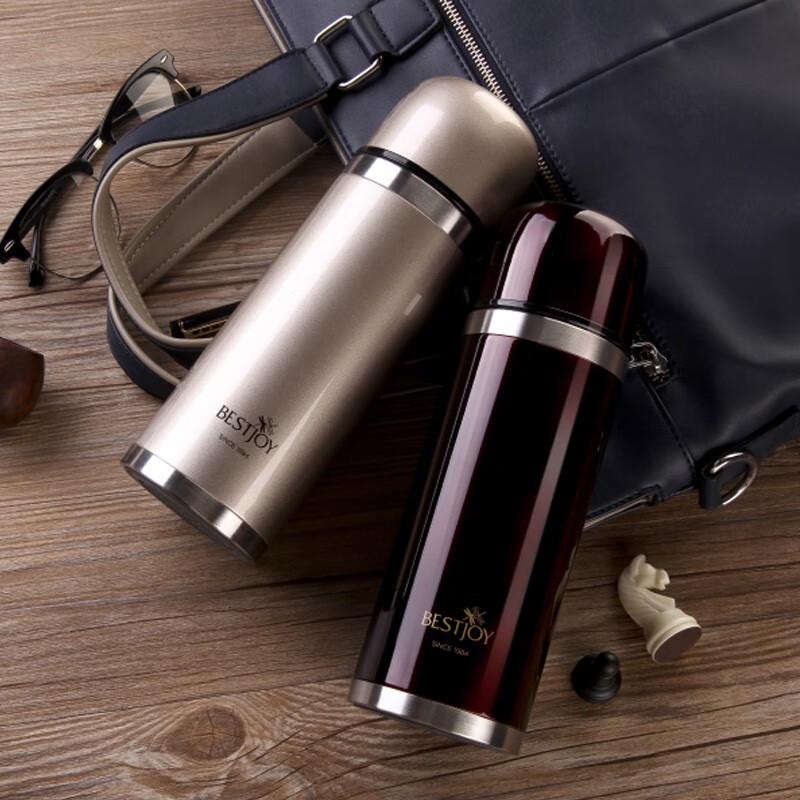FUGURNG BESTJOY Portable Stainless Steel Insulated Travel Mug
