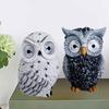 Owl Figurine Solar Lamp Display Pathway Light Multipurpose Miniature Figurine