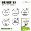 Attar Ayurveda Chia Seeds 250 gm Pack of 1 | Pure Natural Superfood for Weight Control, Heart Health, and Digestive Wellness
