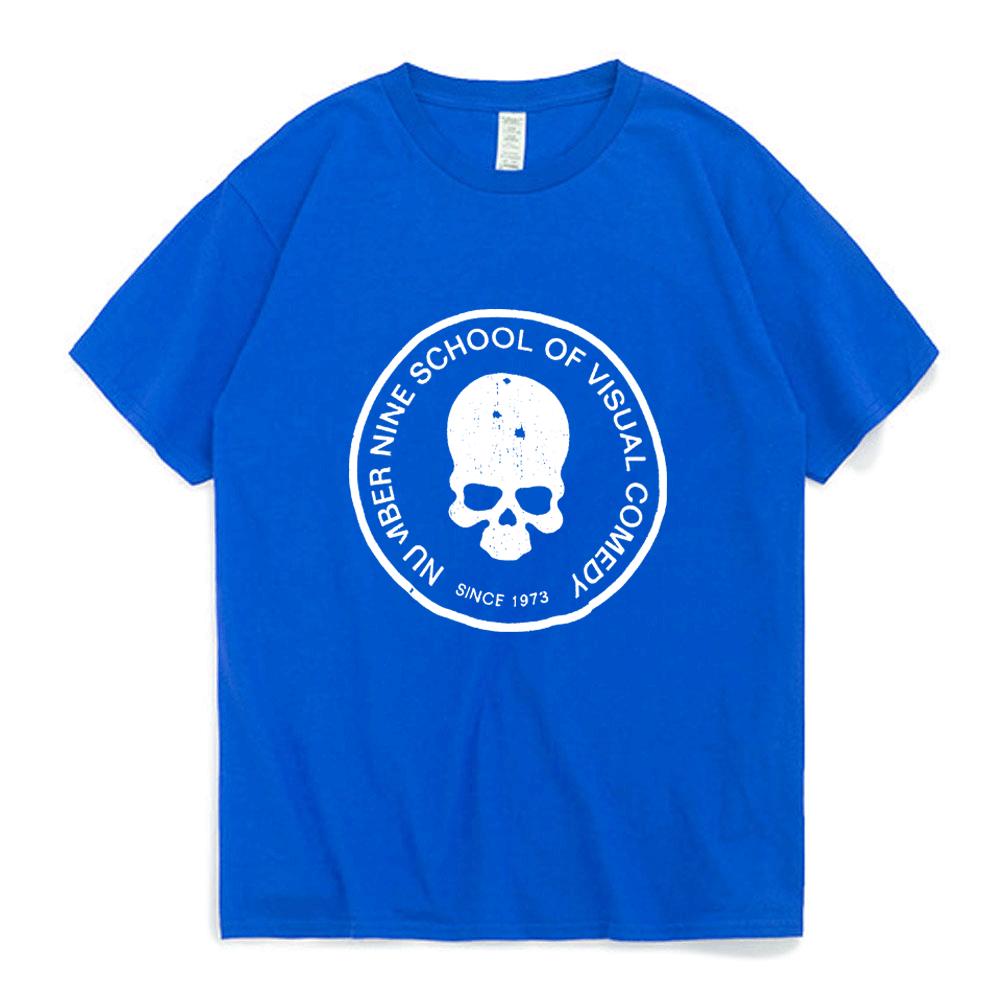 Numer (N)ine T Shirt letnie retro topy z krótkim rękawem Trend uliczny koszulka na wszystkie mecze mężczyźni kobiety College para komfortowe koszulki nowość