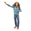 Figurina da 18 cm in PVC di Bob Marley Cantante Giocattolo da Collezione Modello Bambola con Microfono