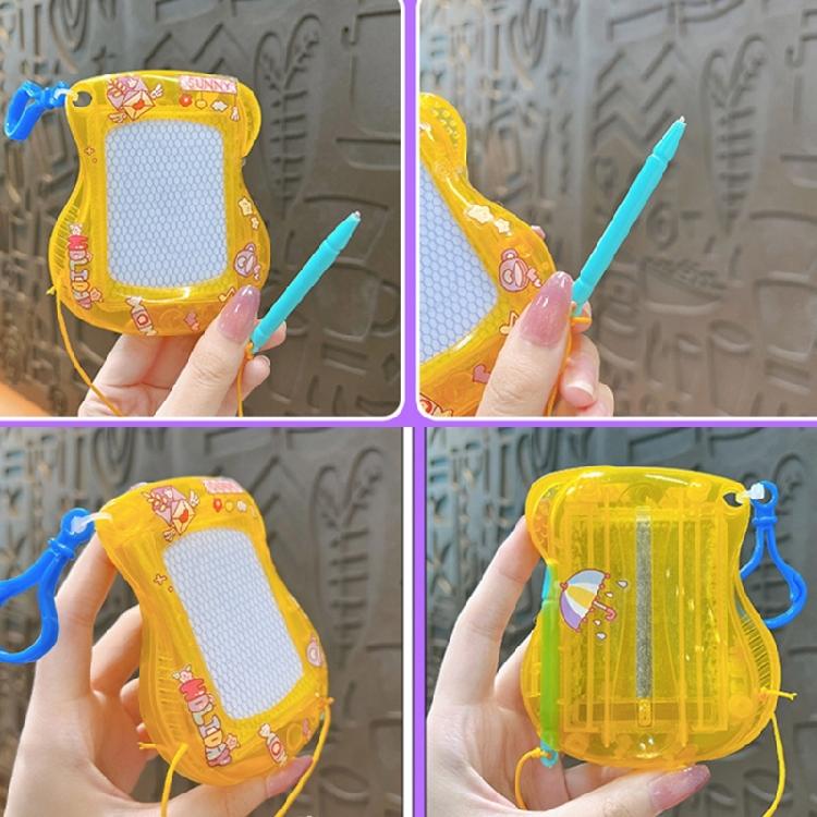 Travel Size Small Magnetic Art Boards Colorful Key RingS Clip Portable Doodling Set Plastic Texture Suitable for Children