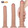 Dildo Vagina Stimulator Weiblicher Masturbator Anal Plug Schraubgewinde Butt Plug