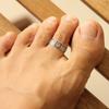 Orris Toe Ring, 925 Sterling Silver, Adjustable Size, Simple Design, Men's (Celestial Body)