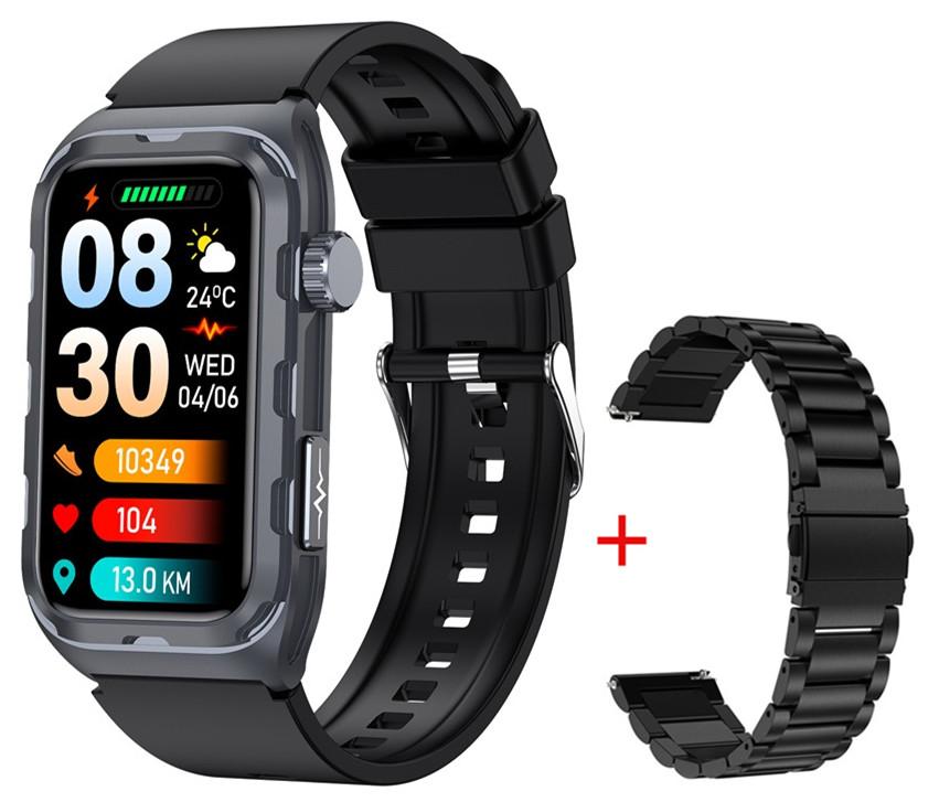 TK79 Smart Bracelet ECG Health Monitoring One Click Micro Physical Examination Blood Pressure Glucose Heart Rate Wristwatch