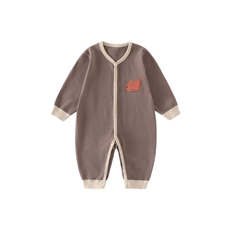 Autumn Pure Cotton Tagless Baby Onesie Romper