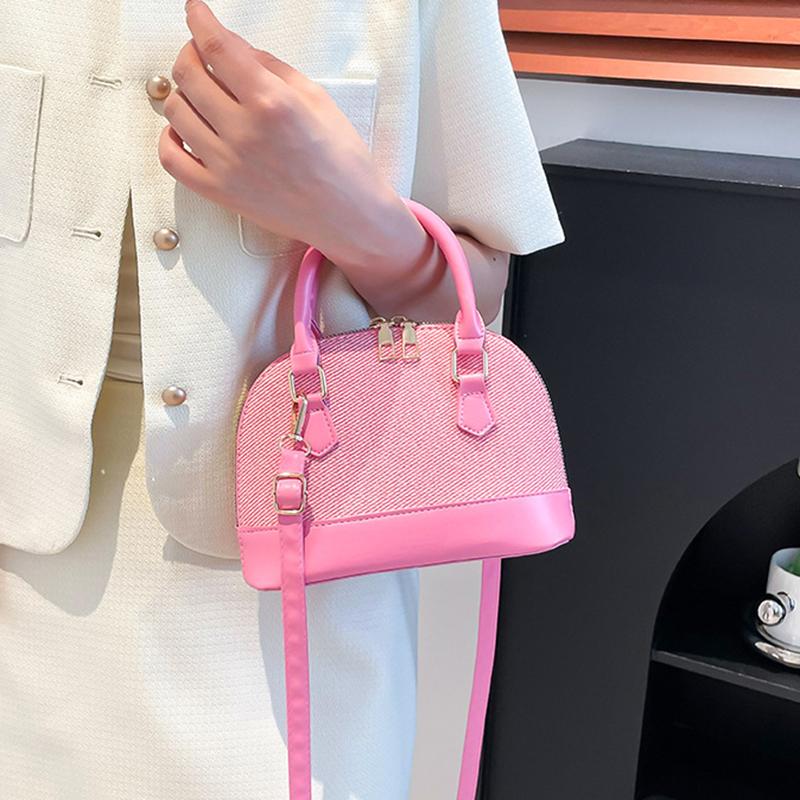 Women Shell Crossbody Bag New Trendy Retro Shoulder Small Handbag Simple Stylish Casual Commuter Purse CLE
