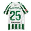 2026 Maglia da Calcio a Strisce Verdi e Bianche da Uomo Manica Corta Asciugatura Rapida Maglietta da Calcio Traspirante T-shirt Sportiva Uniforme da Allenamento di Squadra