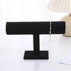 Suede Material Jewelry Display Frame Elegant Design Lightweight Bracelet Display Stand Multi-Tier Shelf Decorative Props