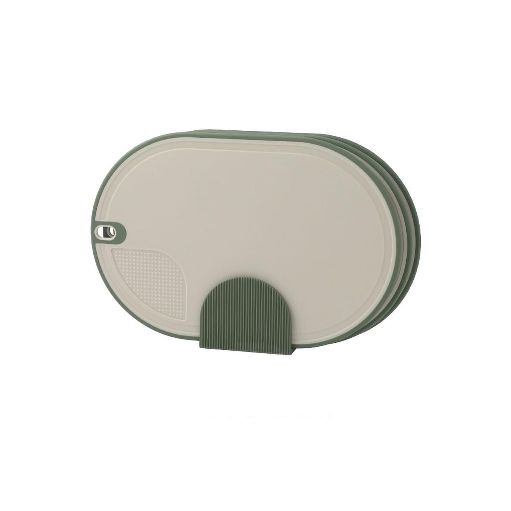 Cutting Board Food Grade Double Sided Prevent Slip Plastic Chopping Board with Holder Base for Meat