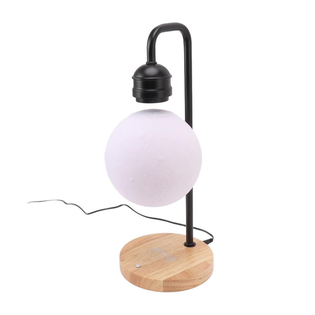 Magnetisch schwebende Mondlampe Holzsockel Schwebender Mond Tisch Nachtlicht