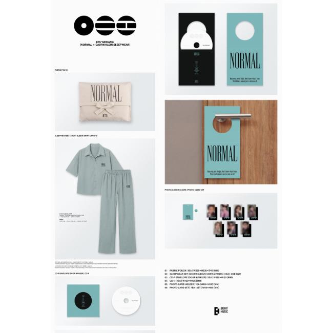 BTS ARIRANG NORMAL X CK SLEEPWEAR