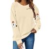 Women's Sweatshirt Long Sleeve  Casual Comfort Loose Lightweight Women's Sweatshirt