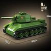 German Max Tank Assembled Children's Building Blocks Anti Tank Gun Destroyer Vehicle World War II Model Toy Boy