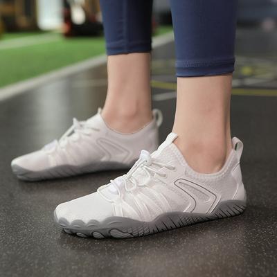 Iekštelpu fitnesa jogas apavi, sporta pretslīdes lecamauklas lecamauklas vingrinājumi, īpaša mīksta zole ar triecienu absorbējošu un klusu sieviešu deju